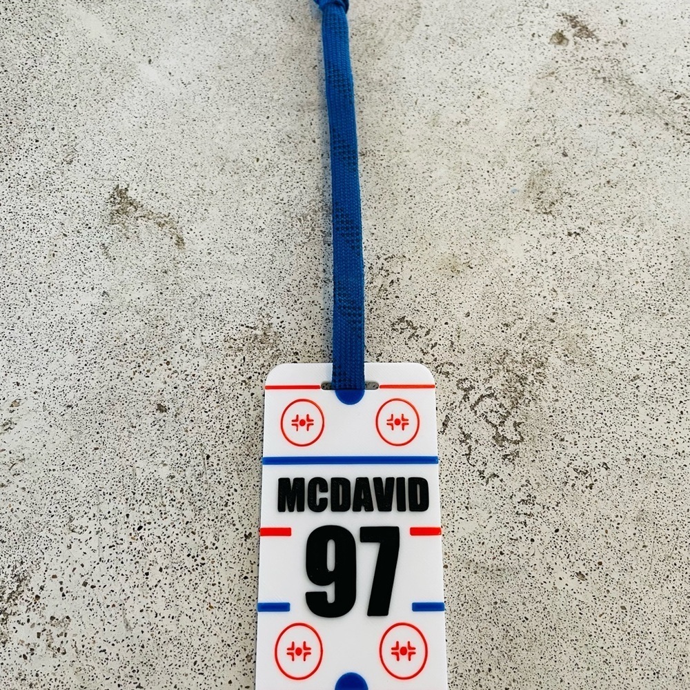 Hockey bag tag… customizable for any name any number! Even your’s! - Picture 2 of 6